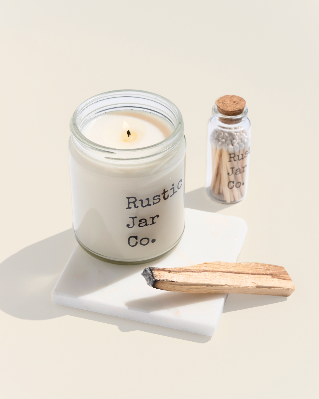 Marble Candle Coaster