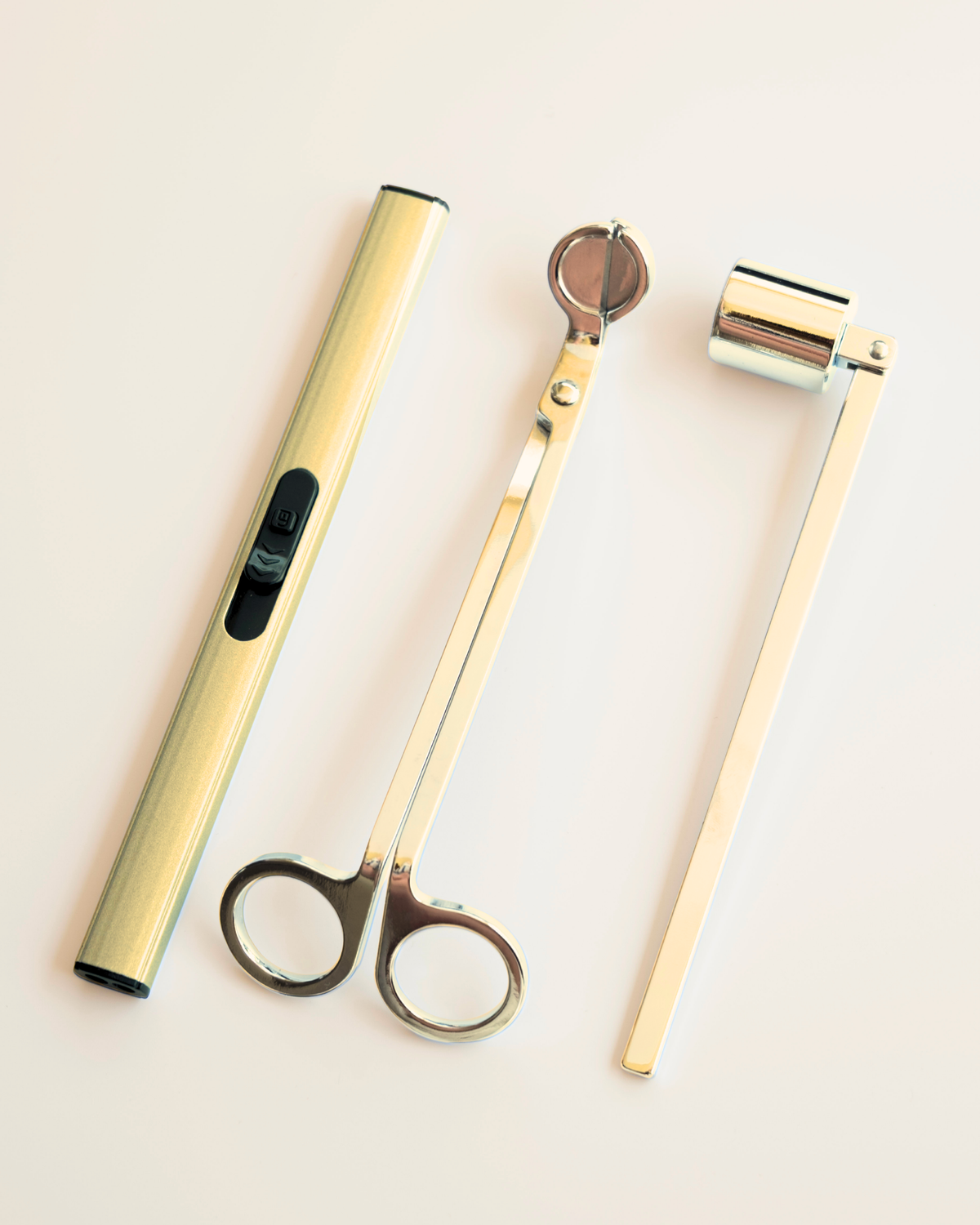 The Candle Care Set - Gold